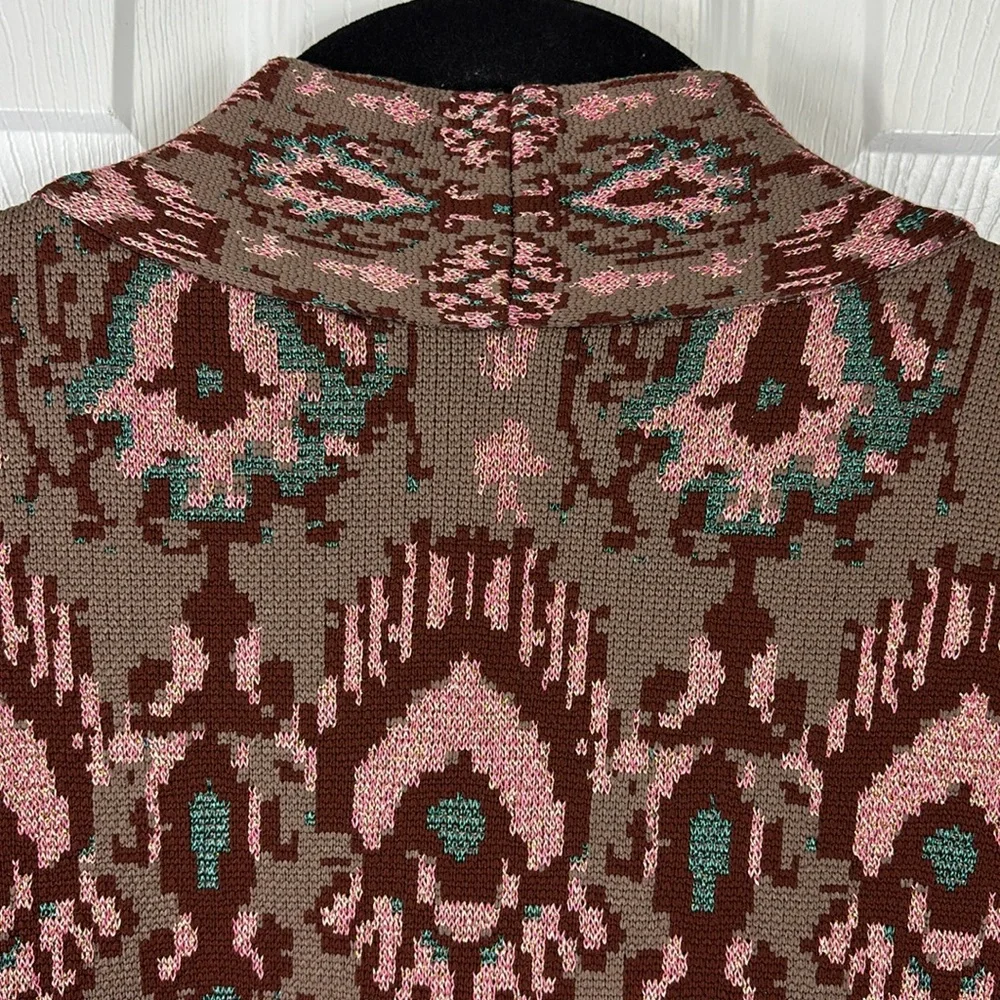NWT Zara Special Edition Jacquard knit kimono jacket sz sm - Picture 13 of 13